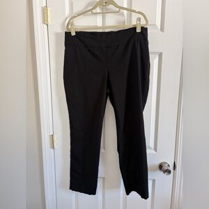 Hilary Radley Black Straight Leg Pants